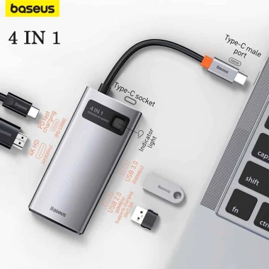 Hub đa năng Baseus Metal Gleam Series 5 in 1 Type-C Docking Station - Giá chỉ 580.000đ, giảm từ 725.000đ 10