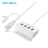 Hub Dock GUTGOJO 4 trong 1 USB-OTG Type-C 480Mbps – 4 Cổng USB cho điện thoại và PC 5