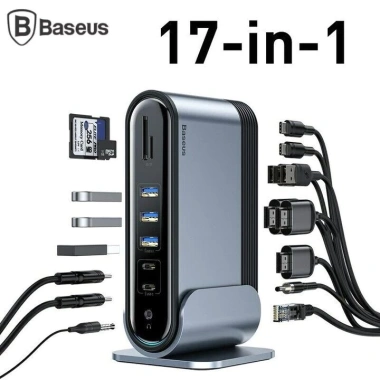 Hub mở rộng Type C Baseus UNIONJOY 14 in 1 17 in 1 – Đa năng, giảm còn 2,55 triệu