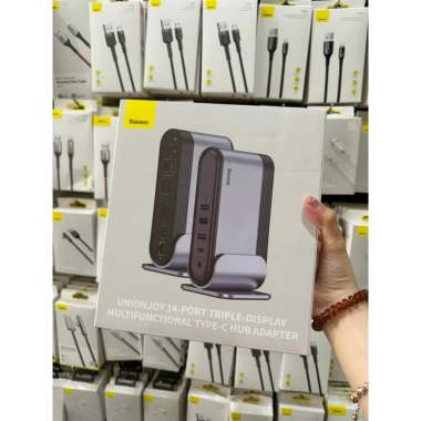 Hub mở rộng Type C Baseus UNIONJOY 14 in 1 17 in 1 – Đa năng, giảm còn 2,55 triệu