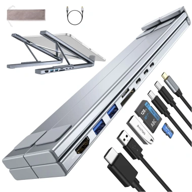 Hub Multi-Interface HDMI 8 trong 1 - Docking Station Hợp kim nhôm cho Laptop, Kết nối nhanh, Giá ưu đãi 509.027₫