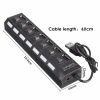 Hub Ổ Điện 7 Port Công Tắc Loại Tốt - Giá 49.000đ, tiết kiệm năng lượng, bảo vệ thiết bị