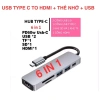 Hub Type-C 11 trong 1: HDMI, VGA, Audio, USB, SD/TF, RJ45 LAN - Giá chỉ 179.000₫ 9