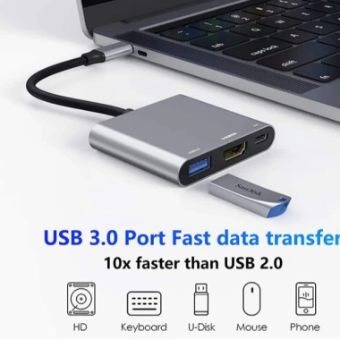 Hub Type C 3in1 Samsung Dex - HDMI, USB 3.0, PD 65W, Giá chỉ 69.000₫ 5