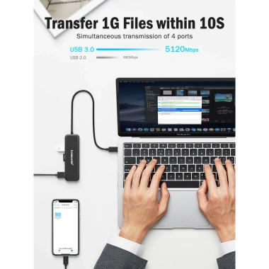 Hub Type C 4 trong 1 Lemorele TC41 USB 3.0, tương thích MacBook iPad XPS - 159.500₫ 3 Hub Type C 4 trong 1 Lemorele TC41 USB 3.0, tương thích MacBook iPad XPS - 159.500₫ 3