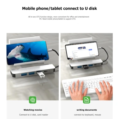 Hub Type C 5 trong 1 S65 - Chuyển đổi USB-C sang HDMI 4K/2K, USB, cho MacBook, iPad, Laptop - Giá chỉ 162.000₫ 3 Hub Type C 5 trong 1 S65 - Chuyển đổi USB-C sang HDMI 4K/2K, USB, cho MacBook, iPad, Laptop - Giá chỉ 162.000₫ 3