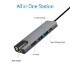 Hub Type C 5/6 in 1 Cổng LAN USB-C sang Gigabit Ethernet, USB 3.0, HDMI, PD - 178.000 VND 5