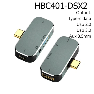 Hub Type-C Đa Năng HPS DSX - Mở Rộng USB, AUX, Sạc PD 100W, Giá Ưu Đãi 99.000₫ 9