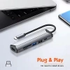 Hub Type-C LDNIO DS-56H 87W PD - HDMI 4K, USB 3.0, TF/SD Card, Giảm giá 335k 2