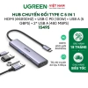 Hub Type C Ugreen 5 trong 1 vỏ nhôm cao cấp - Truyền tải nhanh, Bảo hành 18 tháng - Giá chỉ 329.000₫ 10