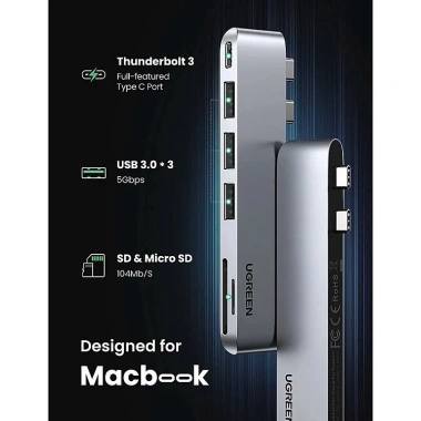 Hub Type-C UGREEN PD 100W - 3 cổng HDMI USB, Bảo hành 18 tháng, 1 đổi 1, Giá 309.000₫ 3 Hub Type-C UGREEN PD 100W - 3 cổng HDMI USB, Bảo hành 18 tháng, 1 đổi 1, Giá 309.000₫ 3