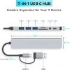 Hub Type-C USB 3.0 8 Port chuyển đổi 2 đầu in 1 đọc thẻ SD/TF - Giá chỉ 100.000₫ 7
