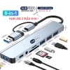 Hub Type C USB 3.0 8 Port, Đọc Thẻ SD/TF 3.5mm, Tương Thích Laptop - 48.000 VND