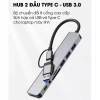 Hub Type C USB 3.0 8 Port, Đọc Thẻ SD/TF 3.5mm, Tương Thích Laptop - 48.000 VND 2