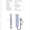 Hub Type C USB 3.0 8 Port, Đọc Thẻ SD/TF 3.5mm, Tương Thích Laptop - 48.000 VND 9