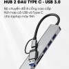 Hub Type C USB 3.0 8 Port SIDOTECH UT8D – Chuyển Đổi 2 Đầu In 1, Đọc Thẻ SD/TF 3.5, Tương Thích Laptop – Giá 165.000đ