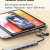 Hub Type C USB 3.0 8 Port SIDOTECH UT8D – Chuyển Đổi 2 Đầu In 1, Đọc Thẻ SD/TF 3.5, Tương Thích Laptop – Giá 165.000đ 2