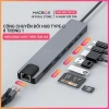 HUB Type C USB 3.0 HDMI, USB, SD/TF, LAN, PD - Giá 99.000đ cho Laptop & Phone