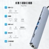 Hub Type‑C 8 trong 1 HDMI TF SD USB RJ45 cho MacBook Laptop Điện thoại - Giá 245.000₫ 6