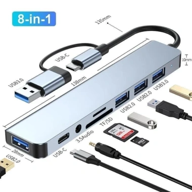 HUB Type‑C & USB 3.0 tốc độ cao – Mở rộng cổng USB, chuyển đổi nhanh cho Laptop, PC, chỉ 164.000₫ 10