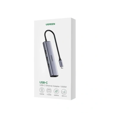 Hub Ugreen 20.920 USB-C sang LAN 1.000Mbps + 3 cổng USB 3.0 - Chính hãng, cao cấp, giá 570.000₫