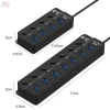 HUB USB 3.0 4 cổng + 7 cổng có công tắc đèn LED, giá chỉ 80.000 đồng 5