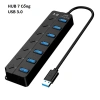 HUB USB 3.0 4 cổng + 7 cổng có công tắc đèn LED, giá chỉ 80.000 đồng 7
