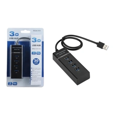 Hub USB 3.0 7 Cổng 480Mbps - Chia 4 USB, Tốc Độ Cao, Ổn Định, Không Lag, Giá Chỉ 48.000₫