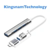 Hub USB 3.0 8 trong 1 Type-C & USB-A, OTG, Đọc thẻ TF/SD, Âm thanh, 48.000 VND 10