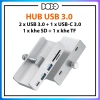 Hub USB 3.0 DoDo Gear vỏ nhôm kẹp bàn kẹp màn hỗ trợ USB-C thẻ SD TF 250.000₫ 3
