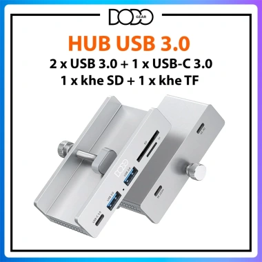 Hub USB 3.0 DoDo Gear vỏ nhôm kẹp bàn kẹp màn hỗ trợ USB-C thẻ SD TF 250.000₫ 3 Hub USB 3.0 DoDo Gear vỏ nhôm kẹp bàn kẹp màn hỗ trợ USB-C thẻ SD TF 250.000₫ 3