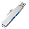 Hub USB 3.0 Kim Loại Đa Cổng 3 trong 1 - Mở Rộng 1 Kéo 3 cho Điện Thoại & Máy Tính, Giá chỉ 66.528₫ 6