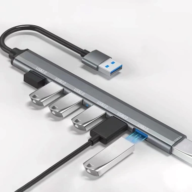 Hub USB 3.0 Type C 7 trong 1 OTG tốc độ cao chuột bàn phím PC giá 62.000₫