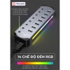 Hub USB 3.0 U3H702 Hợp Kim Nhôm LED RGB – Truyền Dữ Liệu Tốc Độ Cao Đa Năng, Giá 539.000₫ 3