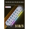 Hub USB 3.0 U3H702 Hợp Kim Nhôm LED RGB – Truyền Dữ Liệu Tốc Độ Cao Đa Năng, Giá 539.000₫ 4