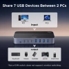 Hub USB 3.0 UGREEN 2 vào 7 ra, 5Gbps, kèm nguồn và OTG, chia sẻ đa thiết bị 3