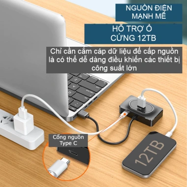Hub USB 3.0 và Type C 4 cổng, dây nguồn Type C, thiết bị công suất lớn - 159.000₫ 3 Hub USB 3.0 và Type C 4 cổng, dây nguồn Type C, thiết bị công suất lớn - 159.000₫ 3