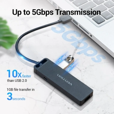 Hub USB 3.0 Vention 5 in 1 5Gbps ABS – Tốc độ cao, tương thích PC Laptop HDD, Hàng chính hãng, Giá 130.000₫ 2 Hub USB 3.0 Vention 5 in 1 5Gbps ABS – Tốc độ cao, tương thích PC Laptop HDD, Hàng chính hãng, Giá 130.000₫ 2