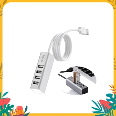 Hub USB 4 Cổng Hoco HB1 Dây Dài 80cm Bảo Hành 1 Năm Chính Hãng Giá 129.000đ 4 Hub USB 4 Cổng Hoco HB1 Dây Dài 80cm Bảo Hành 1 Năm Chính Hãng Giá 129.000đ 4