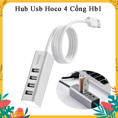 Hub USB 4 Cổng Hoco HB1 Dây Dài 80cm Bảo Hành 1 Năm Chính Hãng Giá 129.000đ