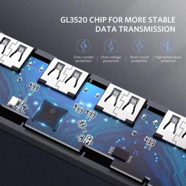 Hub USB 4 cổng USB 3.0 + nguồn USB Type-C Ugreen 50.985 - Giá chỉ 260.000₫ 8