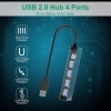 HUB USB 5 trong 1 tốc độ 5Gbps - Ổ cắm mở rộng đa cổng màu hồng, giảm giá 128k 3