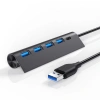 HUB USB 5 trong 1 tốc độ 5Gbps - Ổ cắm mở rộng đa cổng màu hồng, giảm giá 128k 10