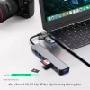 Hub USB 8 trong 2 với đầu đọc thẻ, cổng USB C, USB 3.0/2.0, tăng cường kết nối 3