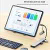 Hub USB 8 trong 2 với đầu đọc thẻ, cổng USB C, USB 3.0/2.0, tăng cường kết nối 9