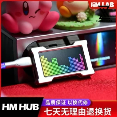 Hub USB 8K Gaming HM Lab Màn IPS 8K Vỏ nhôm CNC hỗ trợ Polling Rate giá chỉ 315k 3