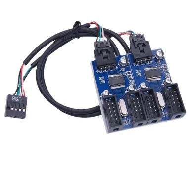 Hub USB 9pin chia mainboard 2 hoặc 4 cổng, hỗ trợ quạt FAN LED RGB - Giá 129.000 VND 5 Hub USB 9pin chia mainboard 2 hoặc 4 cổng, hỗ trợ quạt FAN LED RGB - Giá 129.000 VND 5