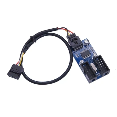 Hub USB 9pin chia mainboard 2 hoặc 4 cổng, hỗ trợ quạt FAN LED RGB - Giá 129.000 VND
