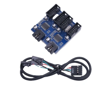 Hub USB 9pin chia mainboard 2 hoặc 4 cổng, hỗ trợ quạt FAN LED RGB - Giá 129.000 VND 8 Hub USB 9pin chia mainboard 2 hoặc 4 cổng, hỗ trợ quạt FAN LED RGB - Giá 129.000 VND 8
