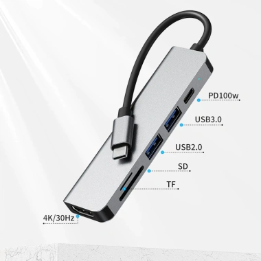 Hub USB C 6 trong 1 (3 trong 1) cho MacBook Air/Pro M1‑M4 – Chuyển đổi đa năng, giảm giá 20% 3 Hub USB C 6 trong 1 (3 trong 1) cho MacBook Air/Pro M1‑M4 – Chuyển đổi đa năng, giảm giá 20% 3